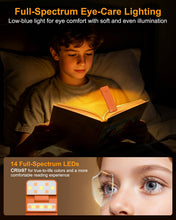 Carica l'immagine nel visualizzatore di Gallery, Gritin Gen 3 Luce per Lettura Libri a Letto-2 Sorgenti Luminose, 5 Colori