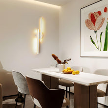 Carica l'immagine nel visualizzatore di Gallery, 24W Applique da Parete Interno LED Bianca 60CM Bianco Caldo 3000K