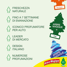 Carica l'immagine nel visualizzatore di Gallery, Arbre Magique, Profumatore Auto, Fragranza Sport, Profumazione Intensa e Strutturata, Durata fino a 7 Settimane, Made in
