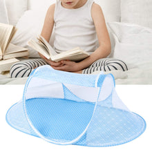 Carica l'immagine nel visualizzatore di Gallery, Zanzariera Per Lettino Da Viaggio, Neonati Portatile Tenda Sole Pop Up Pieghevole Culla Bambini Autoportante, Con Cerniera Adatta Alla Famiglia Viaggi All'Aperto, 105x55cm
