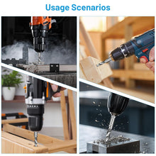 Carica l'immagine nel visualizzatore di Gallery, 6 pezzi Punte Trapano Maschi Countersink Tap M3 M4 M5 M6 M8 M10 Kit