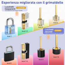 Carica l'immagine nel visualizzatore di Gallery, Diyife Set Grimaldelli, 36 Pcs,con 4 Trasparente Serratura