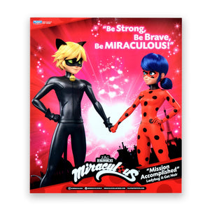 Bandai - Miraculous Ladybug - Set di 2 bambole manichino 26 cm - Ladybug e Chat Noir - Pacchetto Miraculous Bambole - Bambola Ladybug e Bambola Chat Noir - Giocattolo per bambini 4 anni e + - P50365