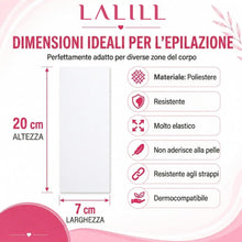 Carica l'immagine nel visualizzatore di Gallery, LALILL Strisce in Pile 100 Pezzi - per la Depilazione con Cera Calda e Pasta di Zucchero Epilatoria Viso - per Corpo