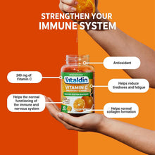 Carica l'immagine nel visualizzatore di Gallery, VITALDIN Gommose Vitamina C 240mg Bambini e Adulti - 80uds