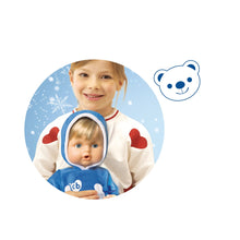 Carica l'immagine nel visualizzatore di Gallery, Cicciobello Orsetto Polare, Bambola Interattiva con Funzione Pianto e Tutina Invernale, Giochi Bambini 2 anni, Altezza 42 cm, Coccolalo e Dagli il Ciuccio per Farlo Smettere di Piangere