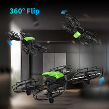 Carica l'immagine nel visualizzatore di Gallery, LE-IDEA Rimovibile Drone con Modalità Competizione a Infrarossi per Principianti, Mini Drone con 3D-Flip Decollo/Atterraggio con un 1 Pulsante 3 Modalità di Velocità, Velivolo Didattico con 2 Batterie