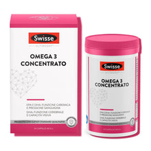 Carica l'immagine nel visualizzatore di Gallery, Swisse Omega 3 Concentrato 60 capsule molli 1800 mg di Olio di Pesce,648mg EPA e 432mg DHA per porzione, Certificato 5* 