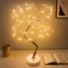 Carica l'immagine nel visualizzatore di Gallery, XVZ LED Albero Bonsai Lampada da Tavolo, 108 LED Luce Notturna a Operata a Batteria e USB, DIY Regolazione dei rami per 