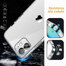 Carica l'immagine nel visualizzatore di Gallery, JETech Cover 5 in 1 per iPhone 12 mini, Anti-Ingiallimento, Trasparente