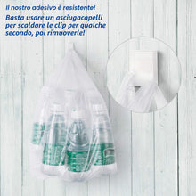 Carica l'immagine nel visualizzatore di Gallery, Confezione 100 clip fermacavi autoadesive, 10mm, bianco