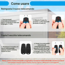 Carica l'immagine nel visualizzatore di Gallery, 3PCS 433,92 MHz Telecomando Cancello per Top432EE, Telecomando 2 Canali Compatibile con Top432EE/EV/NA