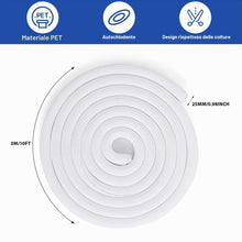 Carica l'immagine nel visualizzatore di Gallery, VINATO 3m Guaina Cavi Bianca, 13-20mm Copricavo Bianco