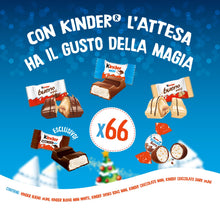 Carica l&#39;immagine nel visualizzatore di Gallery, Kinder Happy Moments Pacco Regalo - 66 Cioccolatini Assortiti Kinder, Mix di Snack Dolci in Formato Mini, Idea Regalo Natale, Confezione Natalizia da 382 gr