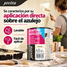 Carica l'immagine nel visualizzatore di Gallery, JOVIRA PINTURAS Vernice Per Piastrelle 750 ml | a Base d'acqua. Date un nuovo look alla vostra cucina e al vostro bagno 