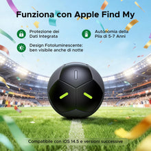 Carica l'immagine nel visualizzatore di Gallery, UGREEN FineTrack 2 Smart Finder Design Calcio Supporto iOS Nero