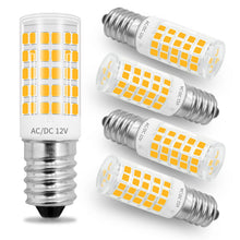 Carica l'immagine nel visualizzatore di Gallery, Lampadina a LED E14, 12V, 4W, luce bianca calda, 3000 K, sostituisce lampadine alogene da 40W, a bassa tensione, non dim