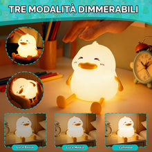 Carica l'immagine nel visualizzatore di Gallery, Simpatica Luce Notturna per Bambini a Forma di Papera