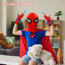 Carica l'immagine nel visualizzatore di Gallery, TKGEOUE Set di 2 Launcher Glove, Launcher Gloves e Maschera,Spider Launcher Glove,Guanti Launcher per Giochi, Spiderman Glove Launcher Set,Spider Web Launcher Toy