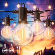Carica l'immagine nel visualizzatore di Gallery, ZOTOYI Catena Luminose Esterno LED, 15M/50FT G40 con 20+2 Lampadine