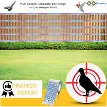 Carica l'immagine nel visualizzatore di Gallery, Rupeca 80m x 4,8 Uccello Nastro Repellente - Scaccia Piccioni - Antiuccelli Dissuasore Riflettente Nastri - Effaroucheur Pigeons