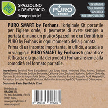 Carica l'immagine nel visualizzatore di Gallery, Puro By Forhans Spazzolino Più Dentifricio Smart Puro - 40 Gr