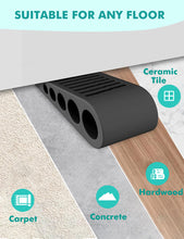 Carica l'immagine nel visualizzatore di Gallery, LINKWAY Cuneo Fermaporta per Pavimento,Antiscivolo, Durevoli e Resistenti,Fermaporta Gomma, Ferma Porta per Tutte le Sup