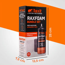 Carica l'immagine nel visualizzatore di Gallery, Raxfoam 500 ml, Schiuma Poliuretanica Espansa con Rete Inox