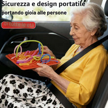 Carica l'immagine nel visualizzatore di Gallery, Giochi sensoriali 2 pezzi Set Tavole Attività Sensoriali Portatili con 40 Laccetti Colorati e 2 Borse, Giocattoli Calman