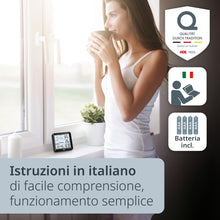 Carica l'immagine nel visualizzatore di Gallery, ADE Piccola stazione meteorologica digitale con sensore esterno e previsioni meteo | temperatura interna ed esterna | Um