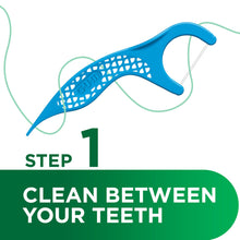 Carica l'immagine nel visualizzatore di Gallery, GUM EASY-FLOSSERS | Forcelle interdentali | Rimuove la placca e i residui di cibo tra i denti| Rivestimento al fluoro e 