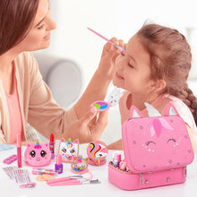 Carica l'immagine nel visualizzatore di Gallery, Heaning Trucchi Bambina Regalo Bambina Giocattoli - Trousse Valigetta Trucchi Bambina Giochi Bambina trucchi Halloween Natale Compleanno Giochi Bambini Regalo Bambina 3 4 5 6 7 8 9 10 11 12 Anni
