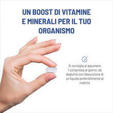 Carica l'immagine nel visualizzatore di Gallery, Equilibra Integratori Alimentari, Multivitamine e Minerali, a base di 12 Vitamine e 6 Minerali con Luteina, Indicato per