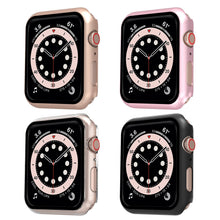 Carica l'immagine nel visualizzatore di Gallery, Simpeak 4 Pezzi Cover Compatibile con Apple Watch SE3/ SE2 /SE/Series 6/5/4 40 mm, Custodia Rigida con Vetro Temperato H