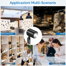 Carica l'immagine nel visualizzatore di Gallery, PRETYZOOM Faretto Led Per Vetrina Gioielli Mini Faretto a Led Da Interni Con Testa Regolabile Luce Per Armadi Cassettier