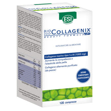 Carica l'immagine nel visualizzatore di Gallery, ESI, Biocollagenix, Integratore Alimentare a Base di Collagene Marino Idrolizzato 1000 mg, Dona una Pelle Compatta ed El