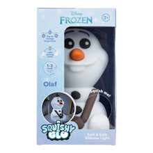 Carica l'immagine nel visualizzatore di Gallery, Paladone - Lampada Olaf di Frozen in morbido silicone, senza fili, ricaricabile, decorazione per camera da letto, per ba