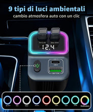 Carica l'immagine nel visualizzatore di Gallery, Caricatore Auto USB C 65W 4-IN-1 Ricarica Rapida