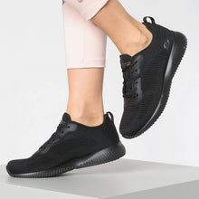 Carica l'immagine nel visualizzatore di Gallery, Skechers Bobs Squad Tough Talk, Scarpe da Ginnastica Donna, Black Engineered Knit Trim Blk, 38 EU