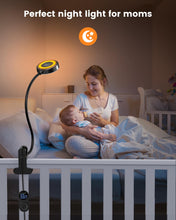 Carica l'immagine nel visualizzatore di Gallery, Glocusent Lampada da Lettura 72 LED, Luce da Lettura-3 Colore e 5 Luminosità, USB Lampada con Pinza con luce notturna am