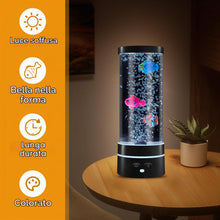 Carica l'immagine nel visualizzatore di Gallery, lampada lavica a bolla a LED per acquario, lampada lava a LED con telecomando, 16 colori e 4 modalità, per casa, camera 