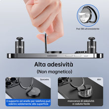 Carica l'immagine nel visualizzatore di Gallery, Syncwire Anello Supporto Telefono Cellulari Universale Anello Metallico Rotazione 360° Gradi Smartphone Ring per iPhone 