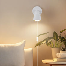 Carica l'immagine nel visualizzatore di Gallery, Applique da Parete con Spina e Cavo GU10 Interno, Bianco