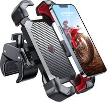 Carica l'immagine nel visualizzatore di Gallery, JOYROOM 2024 Supporto Telefono Bicicletta, [1s Blocco][100mph Militare Antivibrante] Porta Cellulare Moto, [5s Installazione ] Universale Manubrio Holder per iPhone 15, Samsung S24, 4,7-7" Smartphone