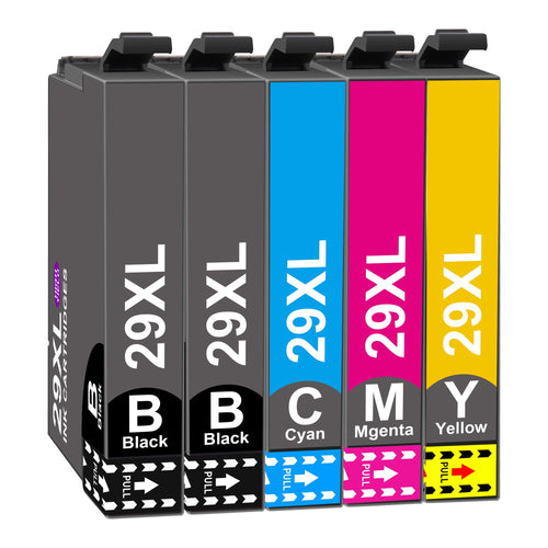 29XL Cartucce d'inchiostro Compatibili con Epson 29 XL per Cartucce Epson XP-352 XP-235 XP-245 XP-247 XP-255 XP-257 XP-332 XP-335 XP-342 XP-345 XP-355 (5 Pack)
