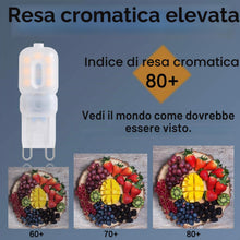 Carica l'immagine nel visualizzatore di Gallery, TIAFELNGLY Lampadine LED G9 bianco caldo G9 LED 2.5W-3W sostituzione per lampada alogena 25W-35W 360 gradi angolo AC220V