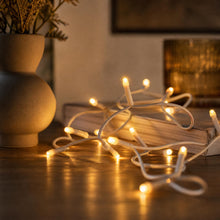 Carica l'immagine nel visualizzatore di Gallery, Hellum luci fiabesche 20 LED, lunghezza 2,85 m, luci fiabesche per interni, classico bianco caldo, <59lm, verde con spin