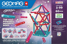Carica l'immagine nel visualizzatore di Gallery, Geomag 536 Glitter Recycled 60 pcs