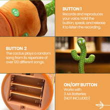Carica l'immagine nel visualizzatore di Gallery, MAGIC SELECT Cactus Danzante Peluche Parlante