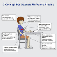 Carica l'immagine nel visualizzatore di Gallery, GPZON Misuratore di Pressione Braccio bracciale Macchina per polsini BP,Accurato kit automatico per alta pressione sanguigna con polsino largo 22-40 cm